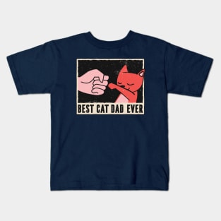 Best cat dad ever Kids T-Shirt